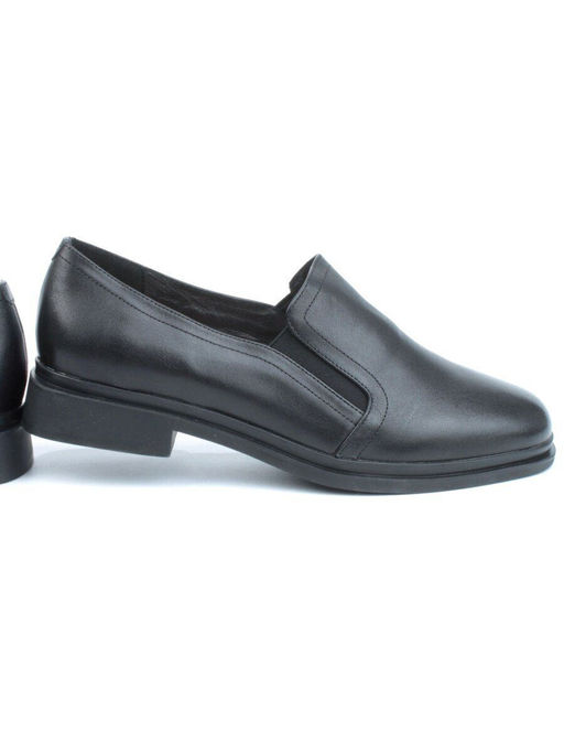 03-DCO100-1P BLACK Лоферы женские (натуральная кожа) - Фабричный китай фото 4