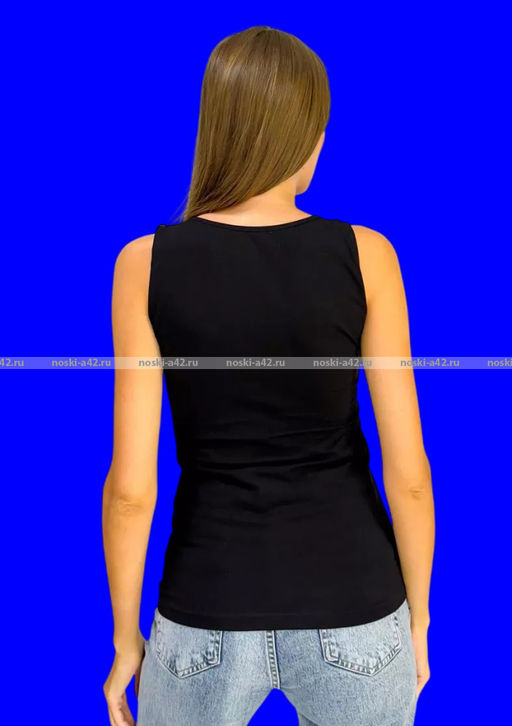 Цена за 1 шт. Майки женские Miss Emma Турция Кружево арт. 9133 черные