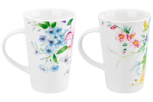 Набор 2 кружек 430 мл Цветы NEW BONE CHINA - Elan gallery фото 8