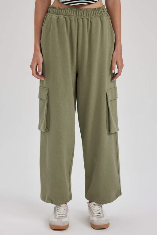 Спортивные брюки-карго Cool Jogger из тонкой ткани с карманами - Defacto фото 5