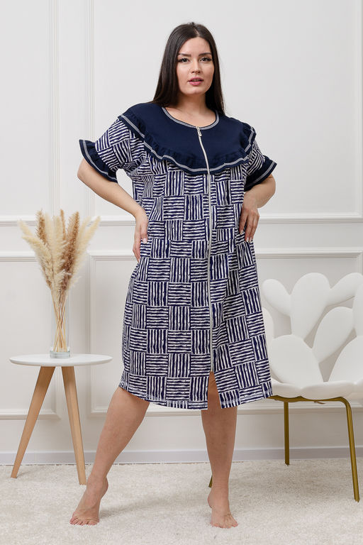 Халат женский Натали 9243 из хлопка  фото 2