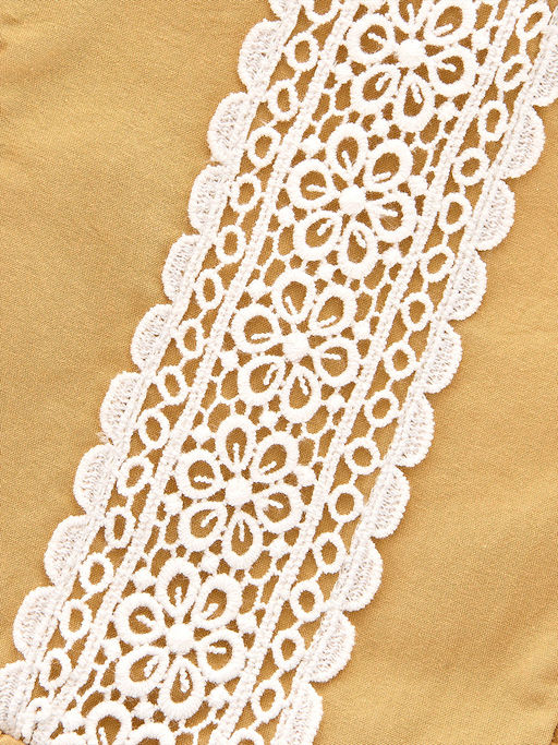 Платье для девочки нарядное праздничное в садик UD 7352 бежевый - Mini maxi фото 7