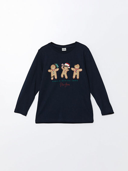 Bisiklet Yaka Y?lba?? Temal? Erkek ?ocuk Pijama Tak?m? - Waikiki фото 2