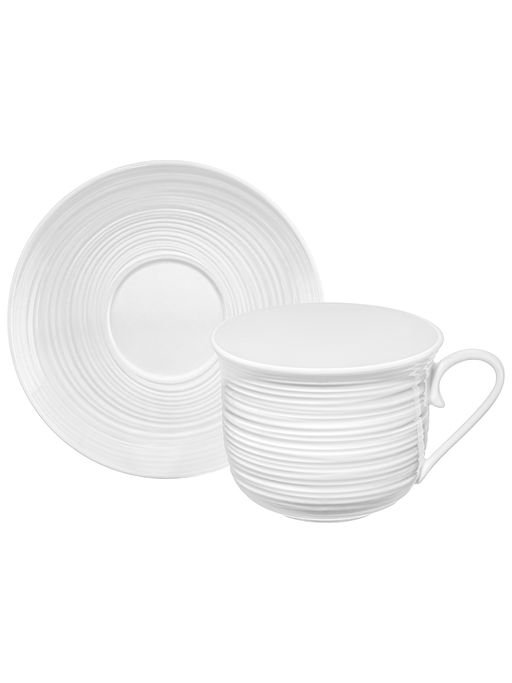 Чайная пара 2 пр. 450 мл 14*11*8,5 см Шелк, фарфор - Elan gallery фото 3