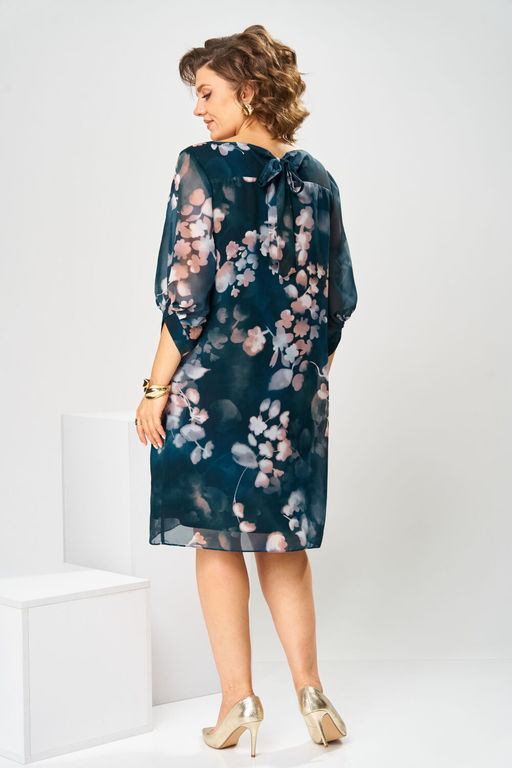 Платье Romanovich Style 1-2792 бежевые цветы фото 4