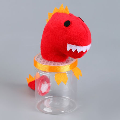 Цена за 5 шт. Конфетница Динозавр, 15 см, цвета МИКС