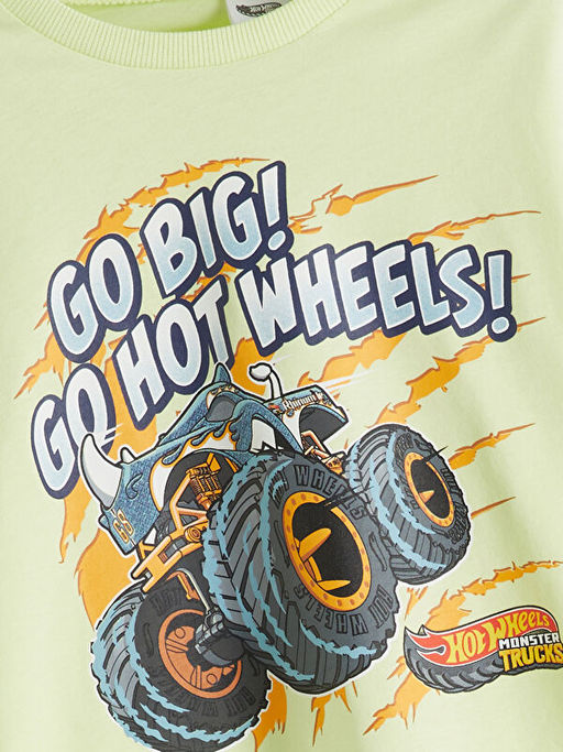 Hot Wheels Bask?l? Erkek ?ocuk Ti??rt