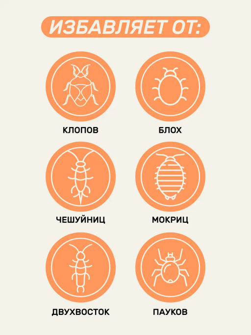 Порошок от клопов, чешуйниц, блох, флакон 250 мл