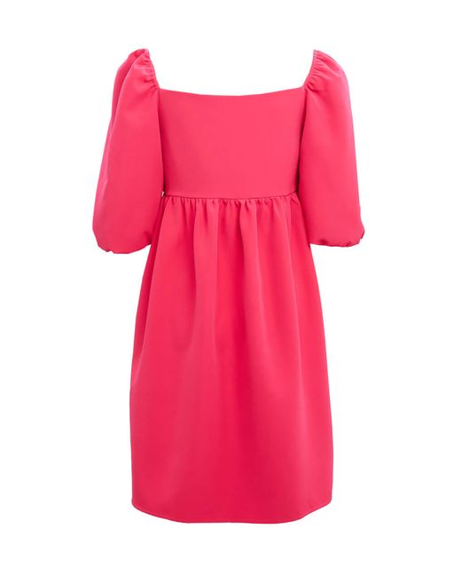 Мини-платье с рукавами-буф длиной - Incity фото 3