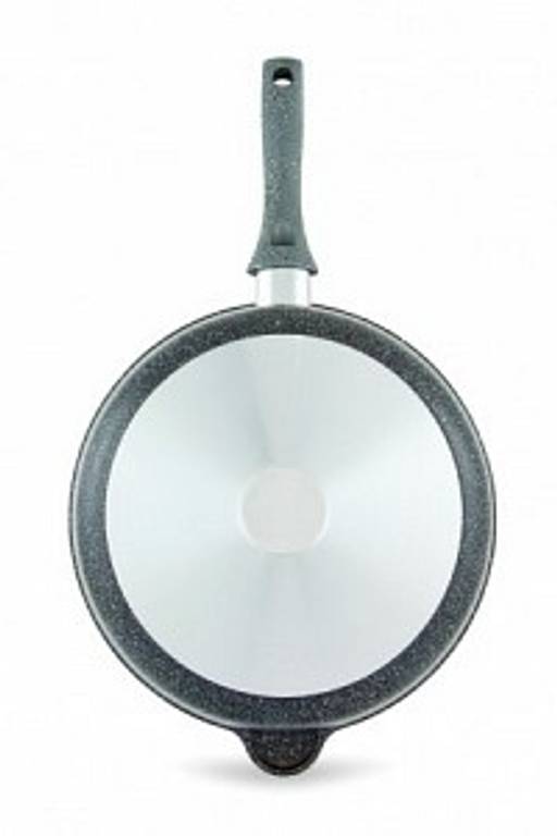 Сковорода Байкал Природные минералы, несъемная ручка, 28 см - Нева металл посуда фото 3