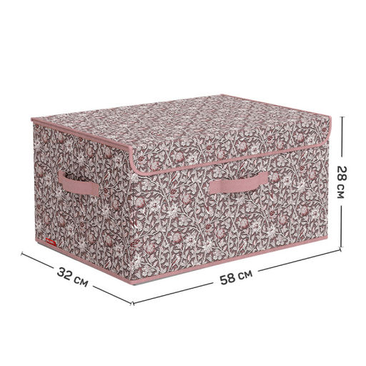 VAL OV-BOX-DDM Короб стеллажный с откидной стенкой, с крышкой, 50*35*25 см, OPUS ROMANO VENUS, шт