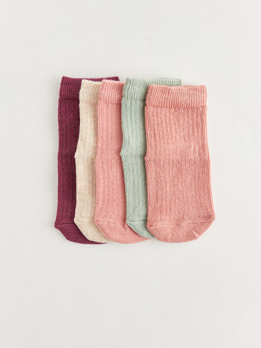 Basic K?z Bebek Soket ?orap 5li - Waikiki фото 2