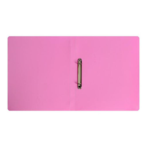Папка на 2 кольцах А4, Calligrata, 18 мм, 500 мкм, розовая  фото 2
