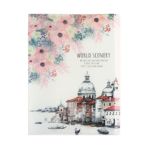 Папка формат А4, с 60 прозрачными файлами Город, МИКС - Calligrata фото 13