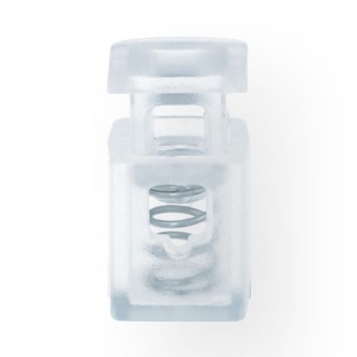 Зажим пластик Micron A 1193 d 3 мм в пакете 72 шт №03 прозрачный