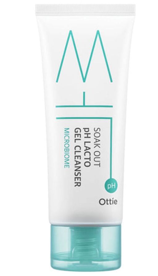 Гель-пенка для умывания слабокислотная  OTTIE Soak out Lacto Gel Cleanser (100 мл)