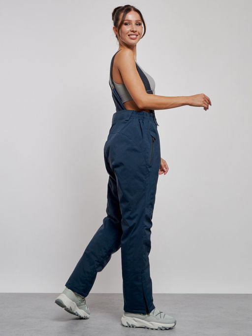 Горнолыжный костюм женский большого размера зимний бирюзового цвета 03960Br - Chunmai фото 24