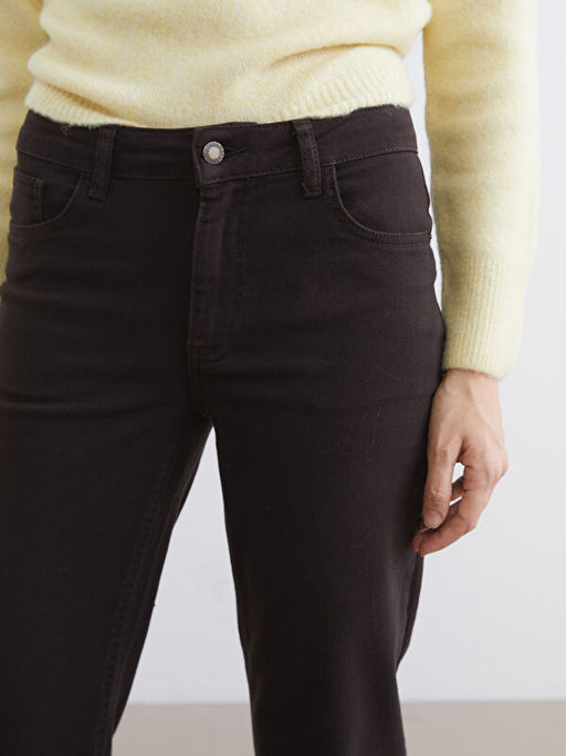 Straight Fit Kad?n Jean Pantolon