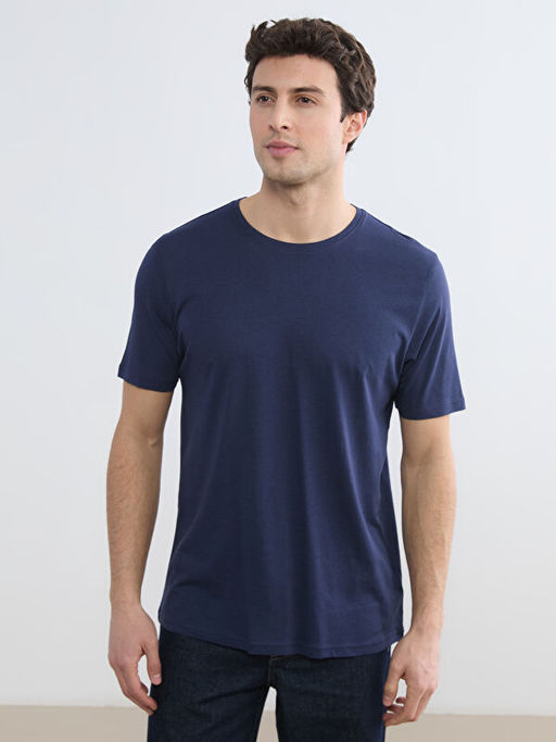 Bisiklet Yaka Modal Erkek Ti??rt