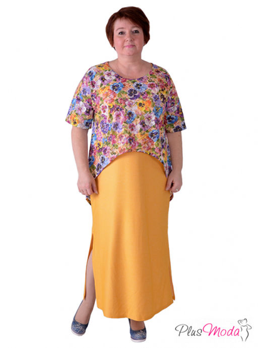 Туника Модель №430 размеры 44-80 - Plusmoda фото 3