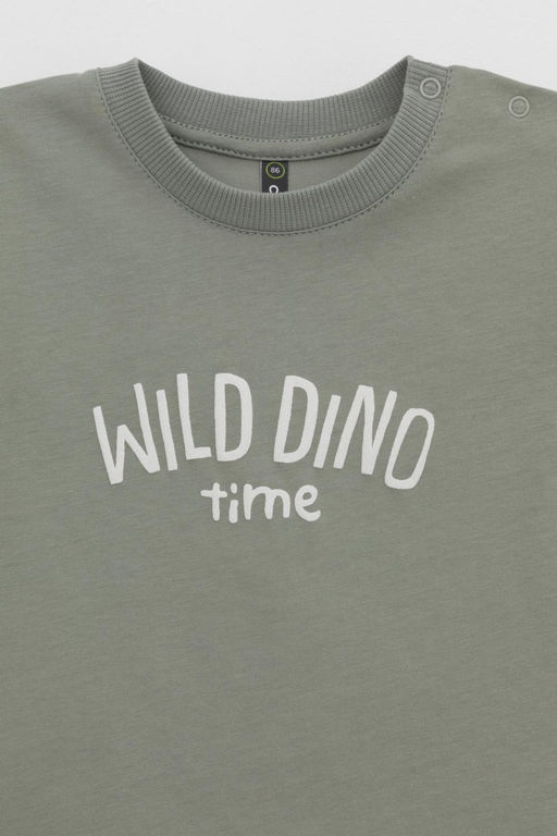 Crockid _ КР 302723/зеленый чай к552 фуфайка (футболка) д/мал яс  фото 2