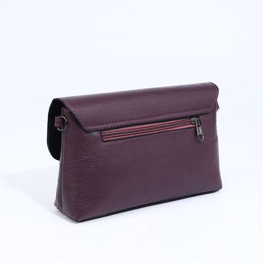 Сумка-клатч на магните, длинный ремень, цвет фиолетовый - Simaland фото 2