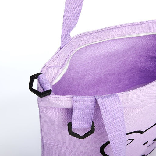 Шопер на молнии, цвет сиреневый - Simaland фото 4