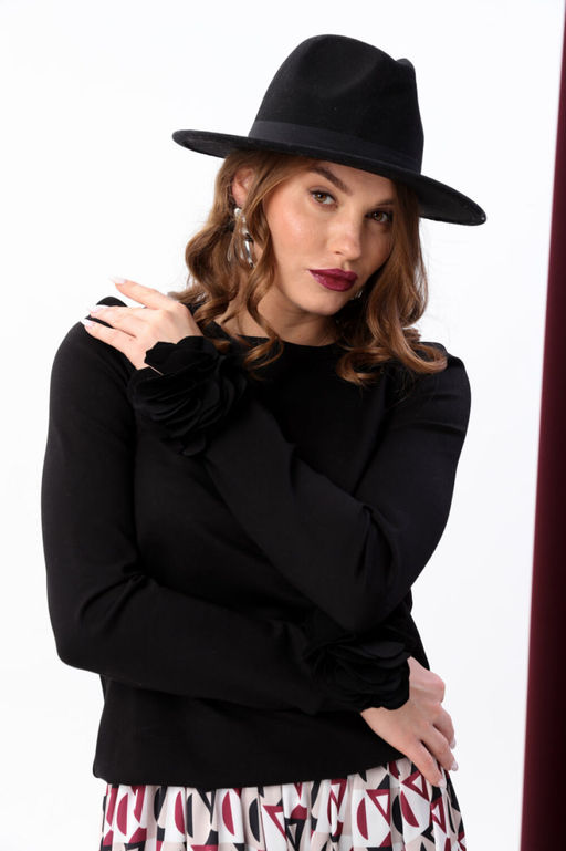 Костюм NIKVA н557-6 чёрный+ромбы бордо фото 4