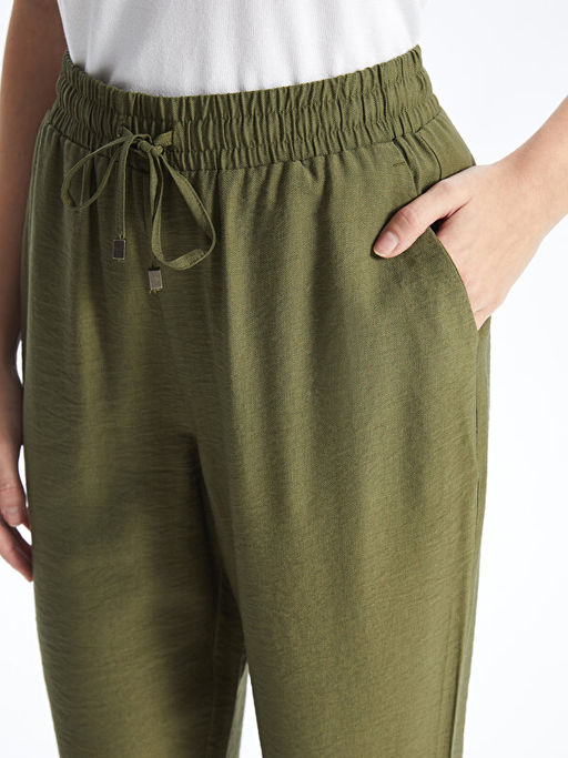 Beli Lastikli Havu? Kesim Kad?n Pantolon - Waikiki фото 2