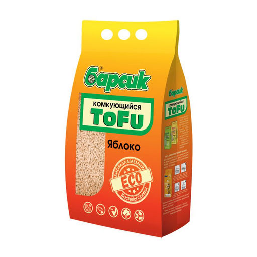Комкующийся наполнитель TOFU Яблоко 4,54 л