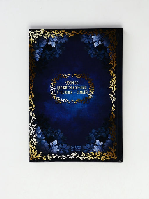 Родословная книга «История нашей семьи», 56 листов, 112 страниц, 16.5×24 см