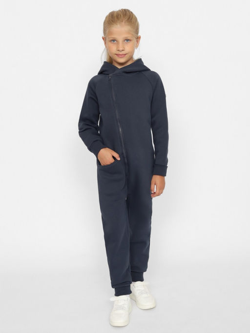CRB wear/CWJG 90224-48 Комбинезон для девочки,темно-серый/Ex.Cherubino  фото 3