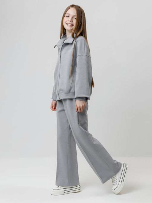 КР 400878/серый 3911 к655 брюки для дев - Crockid фото 4