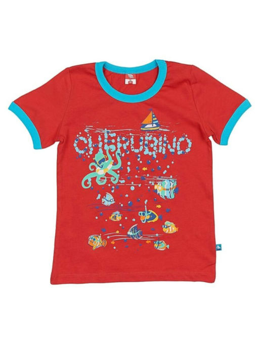 CRB wear/CSK 61309 Футболка, красный/Ex.Cherubino  фото 2