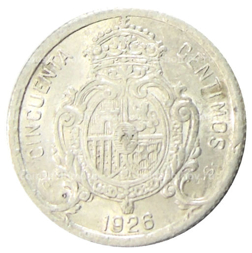50 сентимо 1926 года Испания