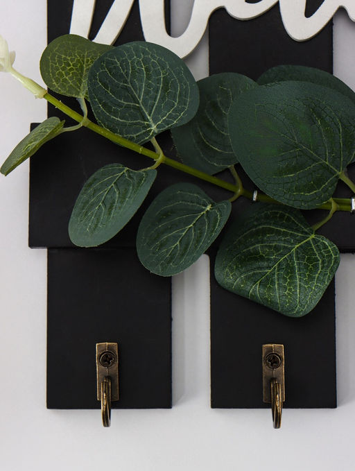 Крючки декоративные дерево «Здесь растет любовь», ключница настенная, 20.5×29.8 см