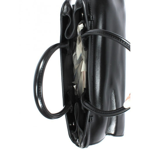 Сумка женская натуральная кожа GU 163-89-6862, 1отд, плечевой ремень, черный 265216 - Adelia фото 3