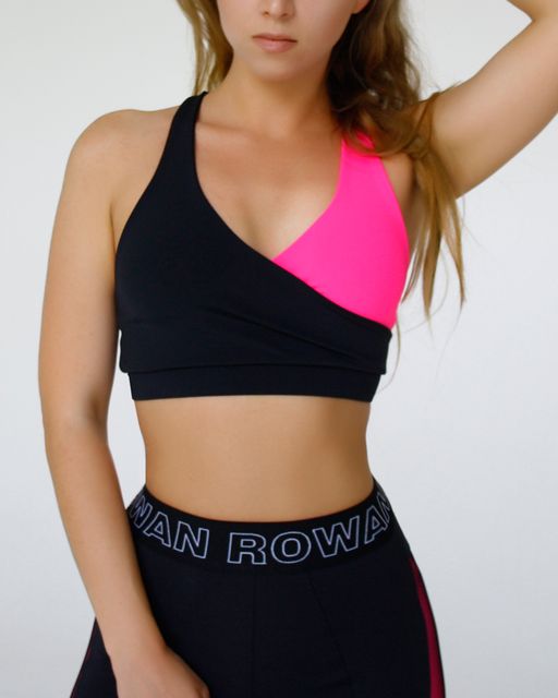 Топ-бра Luxe черно-розовый - Rowan фото 2