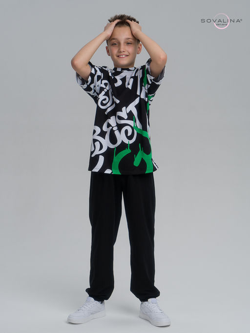 Костюм Daily men граффити бенеттон-черный - Sovalina фото 21