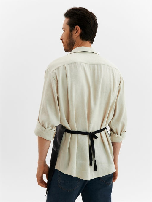 Фартук Доляна. Самый лучший мужчина, черный, 70?60 см, 100% хлопок, 160 г/м?