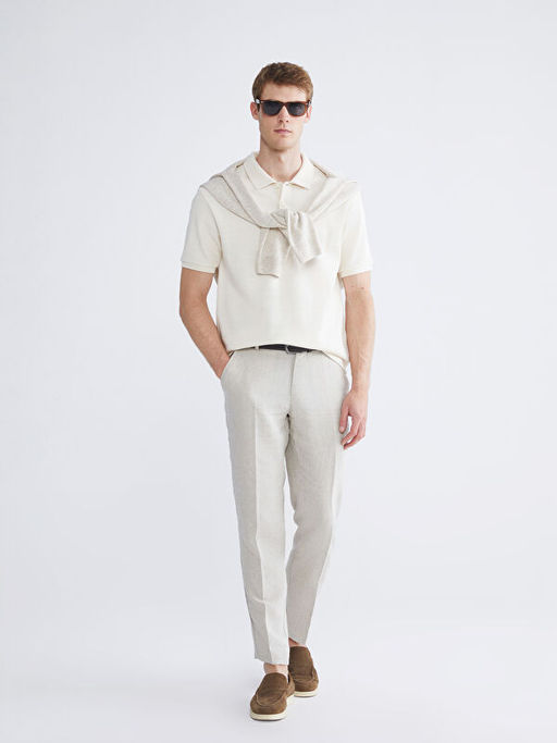 Polo Yaka K?sa Kollu Basic Erkek Ti??rt