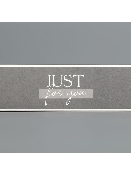 Цена за 5 шт. Коробка для конфет, кондитерская упаковка, 5 ячеек, «Для тебя!», 5×21×3.3 см