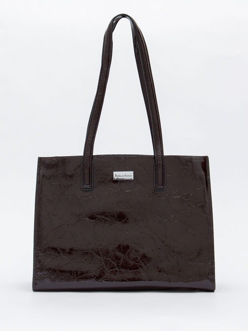 Сумка женская кожаная 9620SP coffee Velina Fabbiano-Safena в Новосибирске