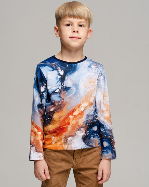 Дизайнерский детский лонгслив SAHAR art lab