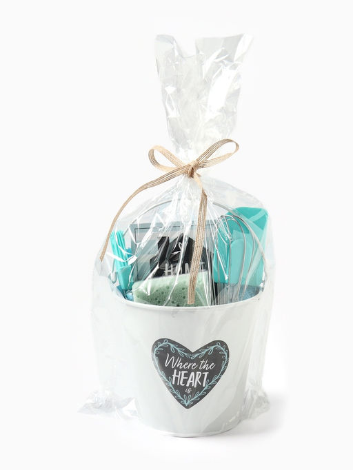 Набор подарочный Доляна Sweet home, МИКС: полотенце, кухонная лопатка, кисть, венчик, губка  фото 13