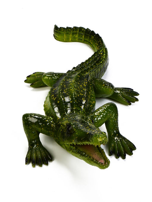 Садовая фигура из полистоуна «Крокодил», 35×15×7 см, Greengo