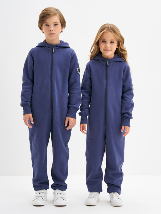 Серо-синий комбинезон для мальчика