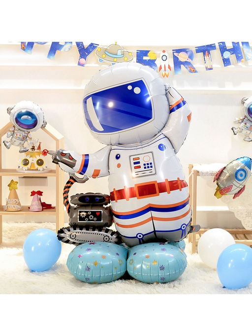 Воздушный шар фольгированный 43" «Космонавт», 3D фигура