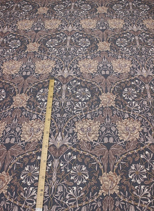 Сатин Морис - цветы, (комп), ш.2.2м, хлопок-100%, 120гр/м.кв - Купава фото 4