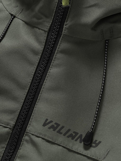 Парка зимняя подростковая для мальчика с капюшоном цвета хаки 9533Kh - Valianly фото 14